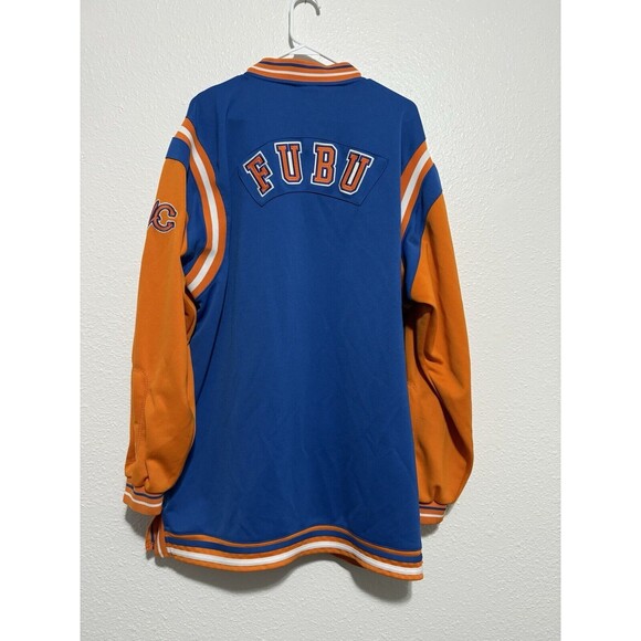 Vintage FUBU City Series Collection NYC METS KNICKS Long Sleeve Stitched Jersey - Picture 2 of 15